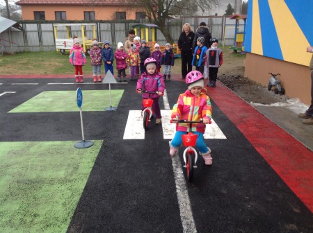 Prvá jazda na dopravnom ihrisku 30.11.2015